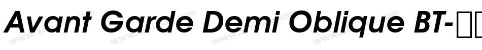 Avant Garde Demi Oblique BT字体转换
